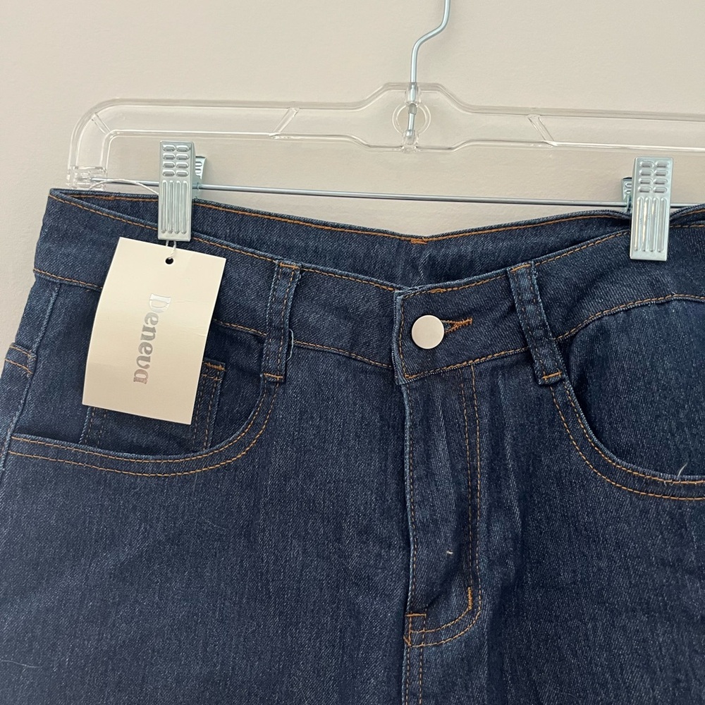 High Rise Dark Blue Jeans